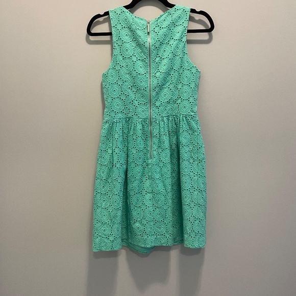 Kensie Eyelet Sleeveless Eyelet Dress Sz S - Picture 4 of 5